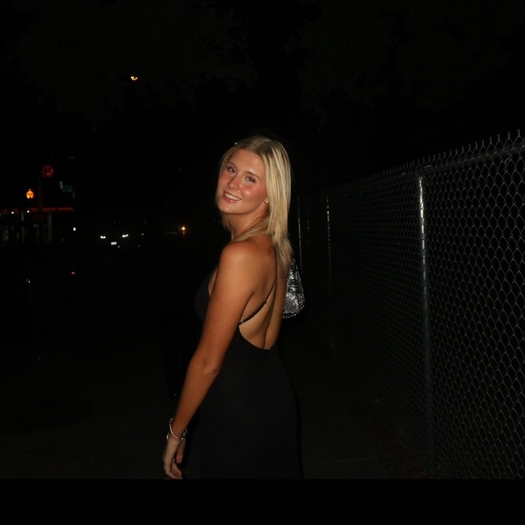 Staud Fleur Maxi Dress in Black - Picture 4 of 4